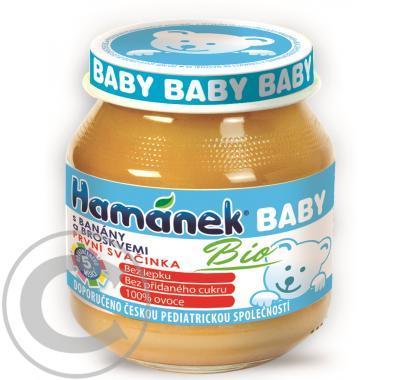 Hamánek BABY s banány a broskvemi BIO, první svačinka, 130 g